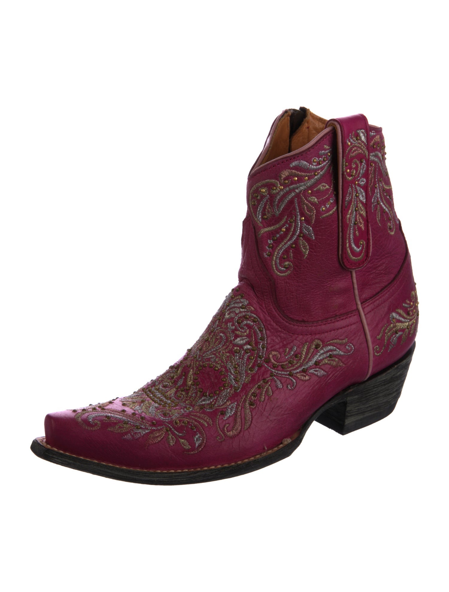 Old Gringo Leather Floral Print Western Boots