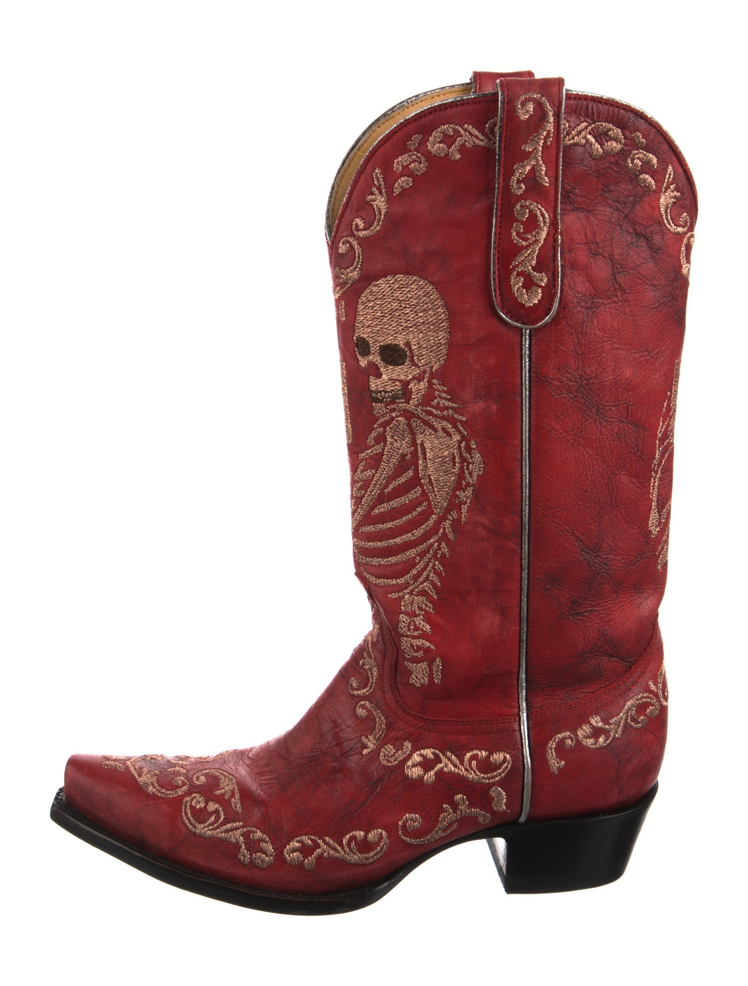 Old Gringo Leather Paisley Print Western Boots