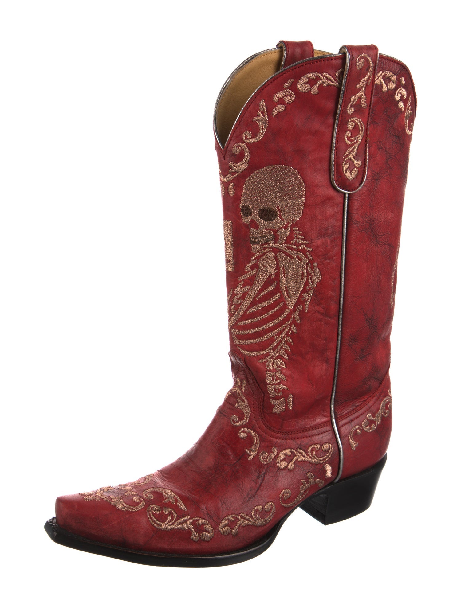 Old Gringo Leather Paisley Print Western Boots