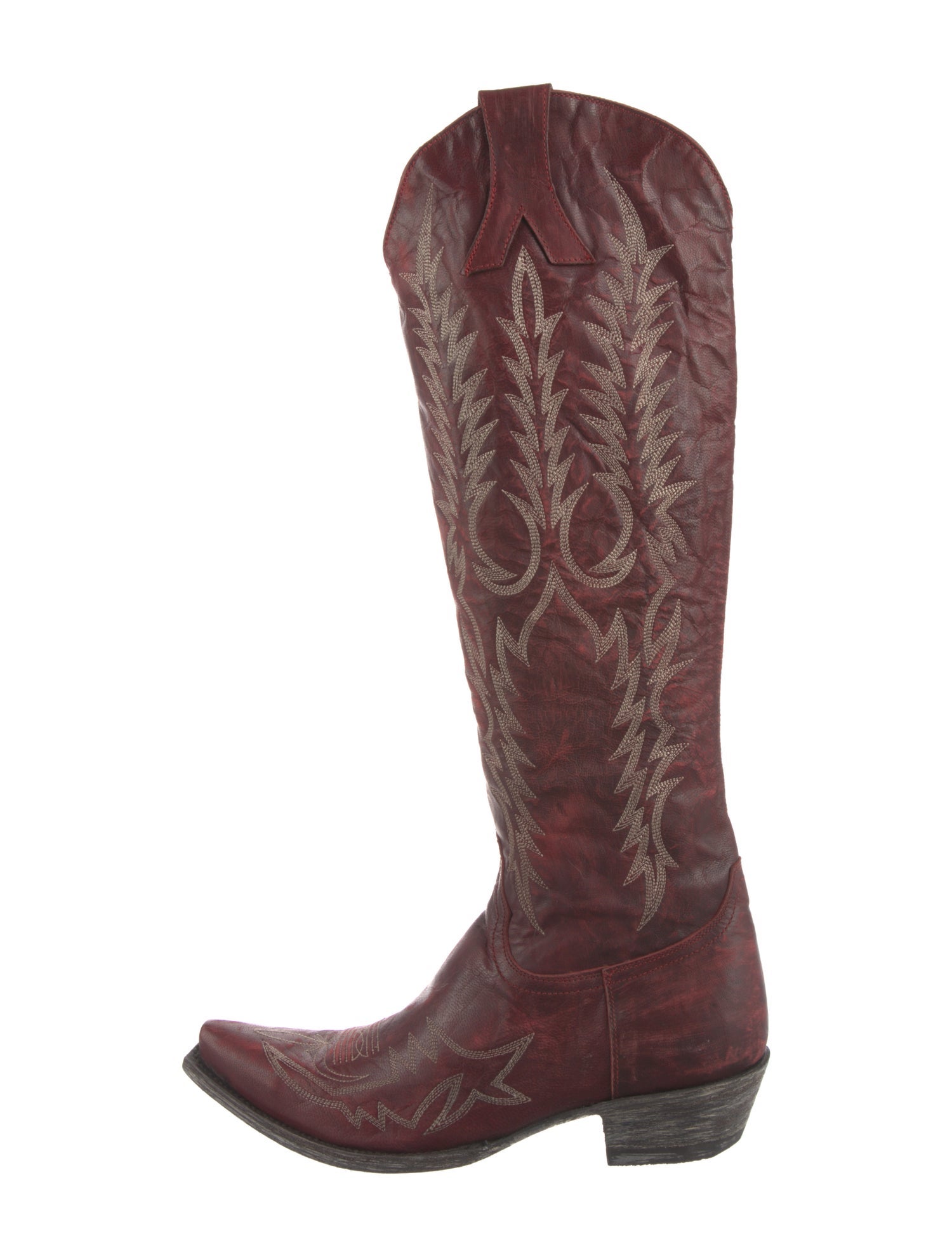 Old Gringo Leather Embroidered Accent Riding Boots