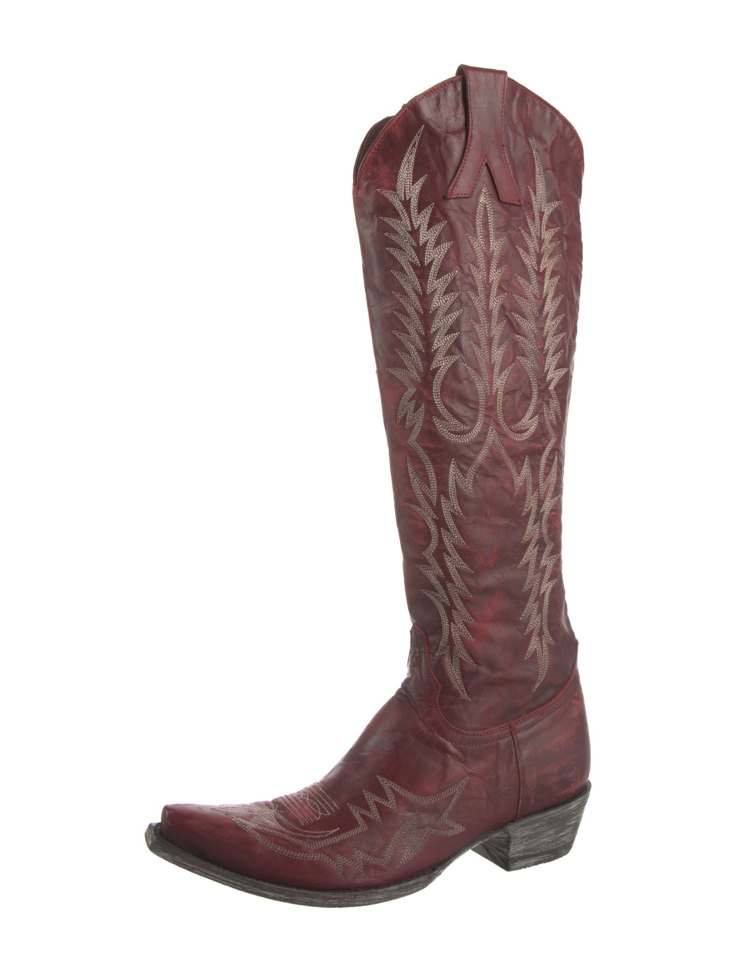 Old Gringo Leather Embroidered Accent Riding Boots