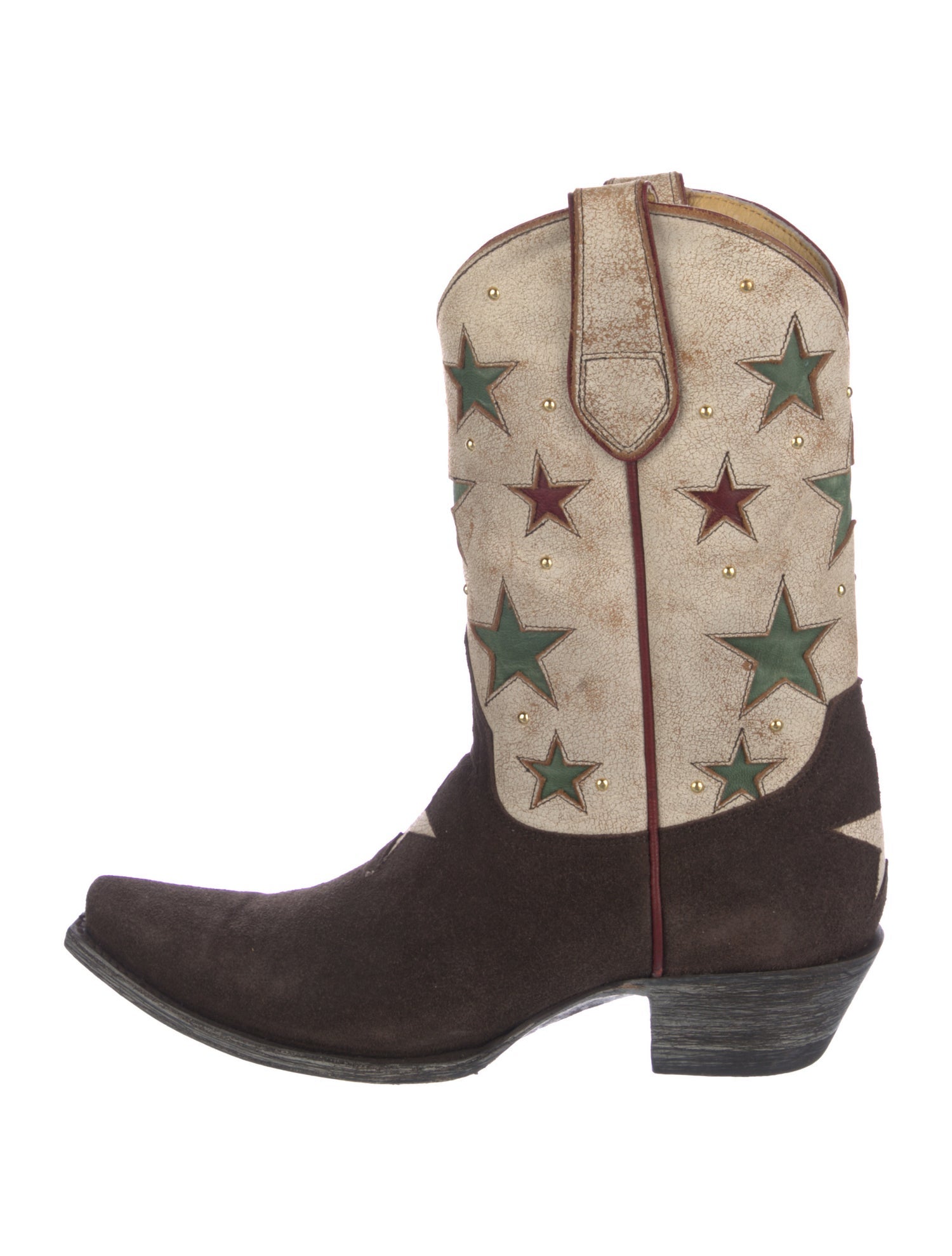 Old Gringo Suede Printed Western Boots