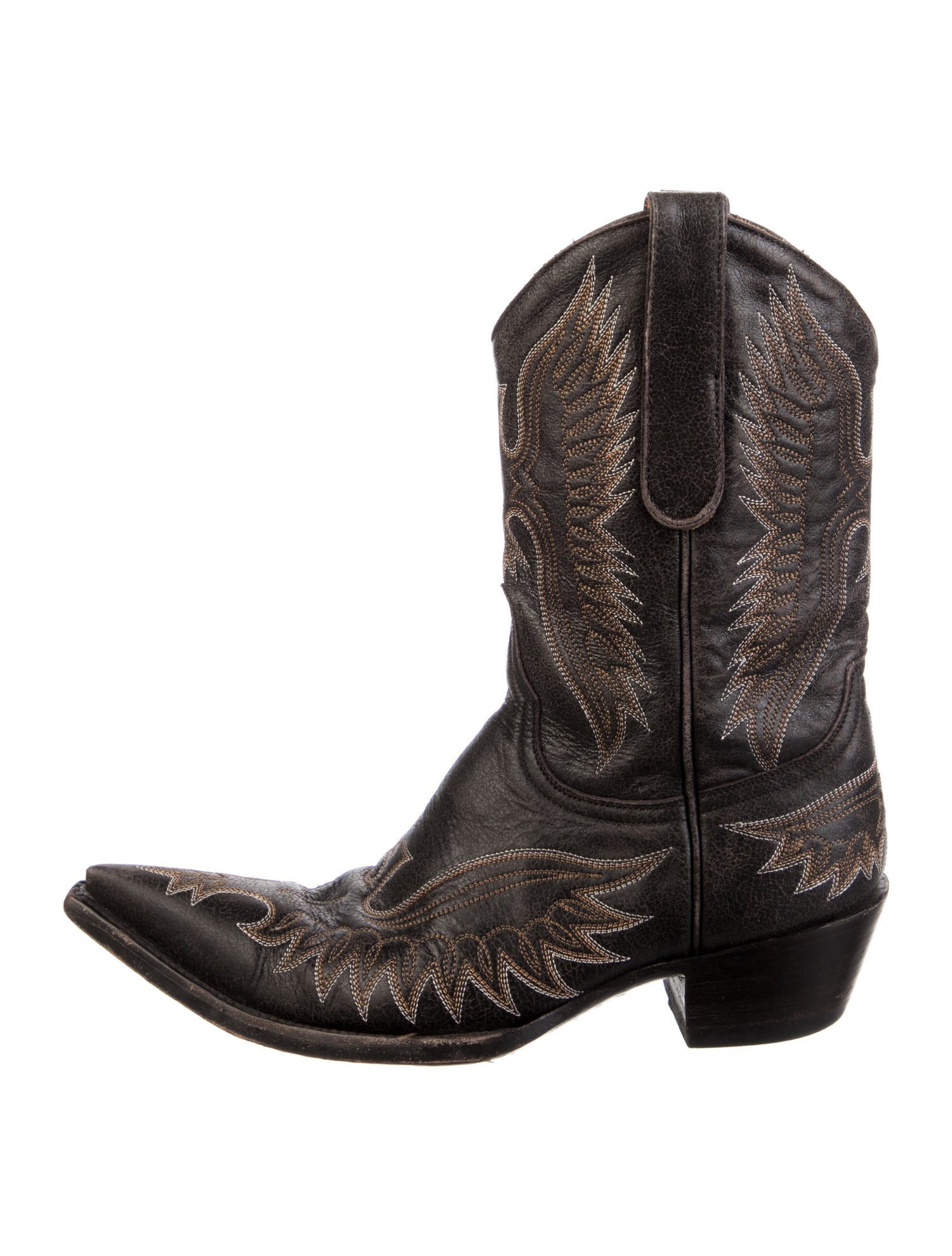 Old Gringo Leather Embroidered Accent Western Boots