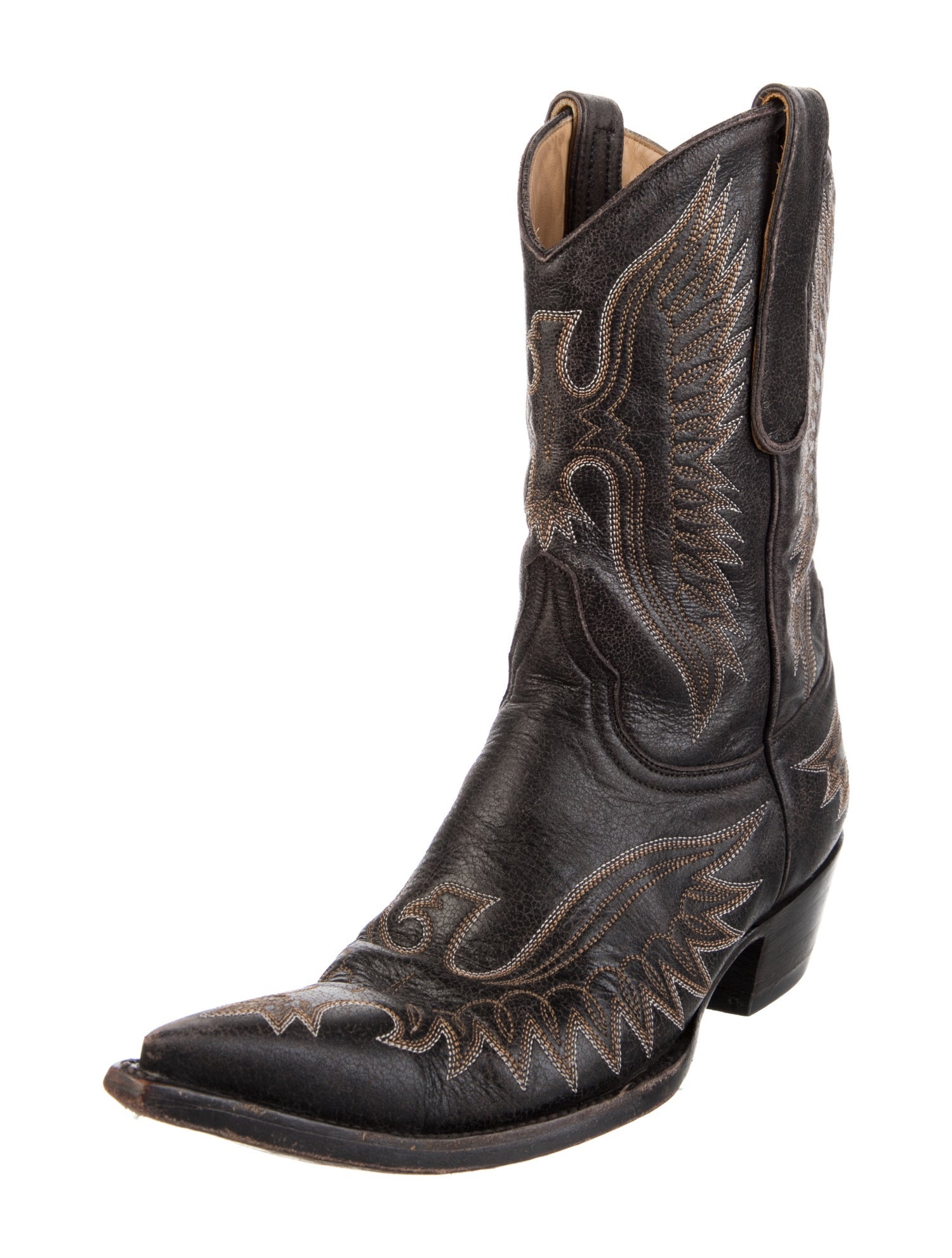 Old Gringo Leather Embroidered Accent Western Boots