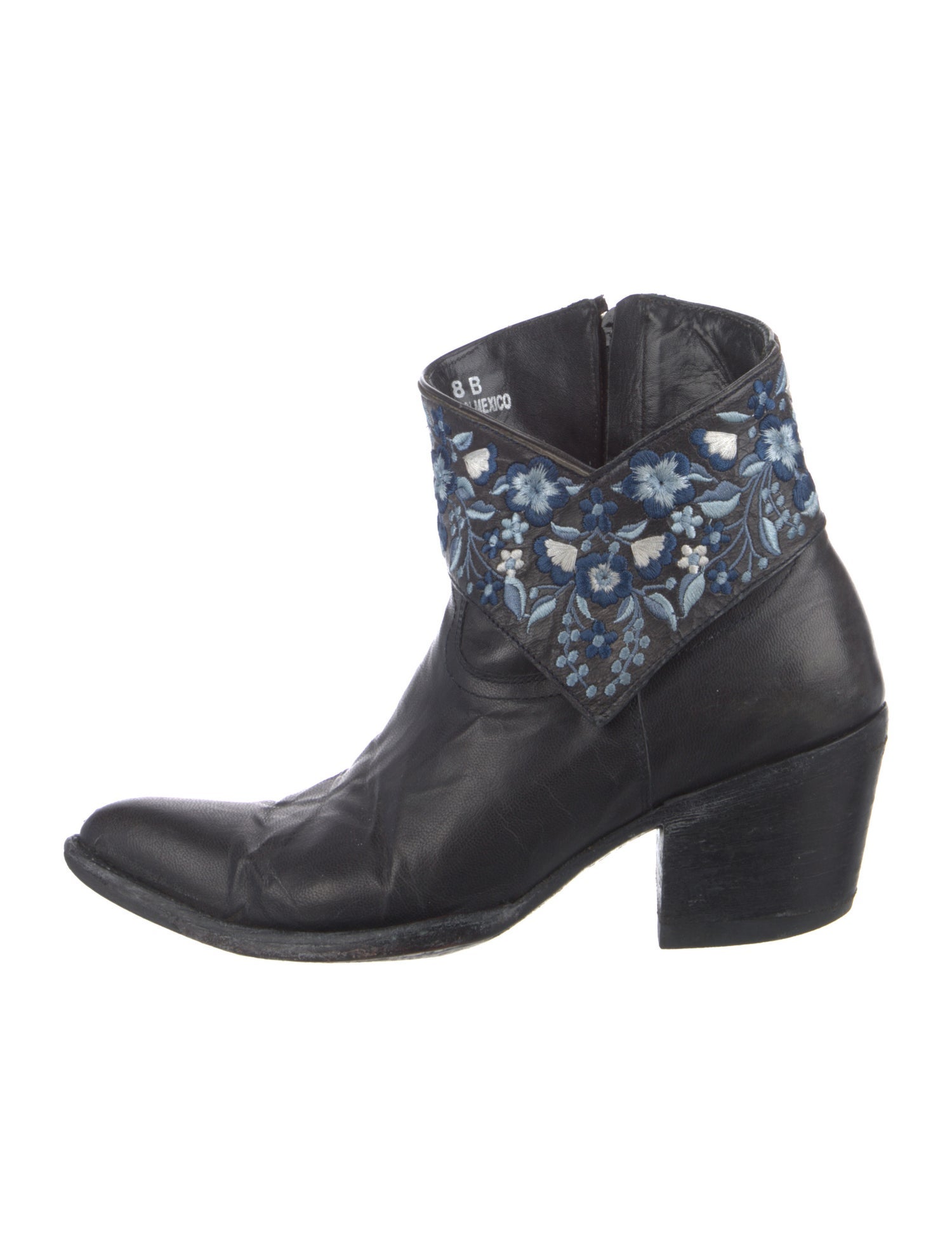 Old Gringo Leather Floral Print Western Boots