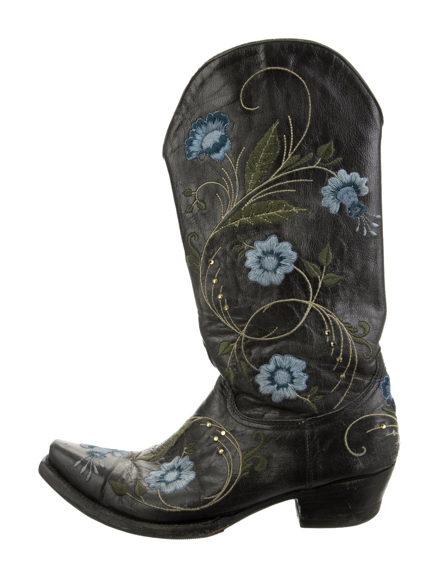 Old Gringo Leather Floral Print Western Boots