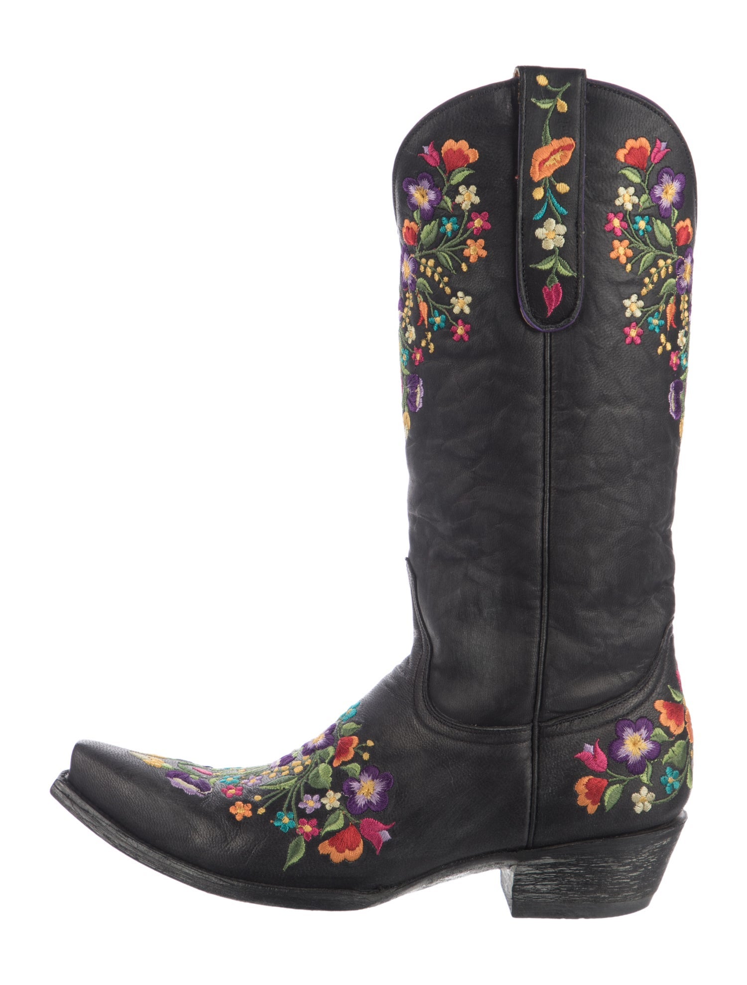 Old Gringo Leather Floral Print Western Boots
