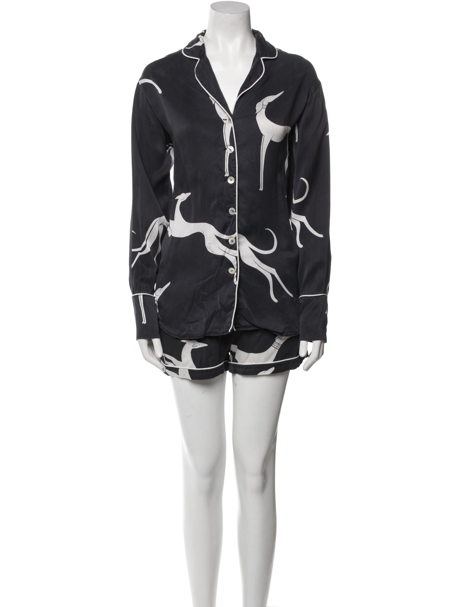 Olivia von Halle Silk Lounge Set