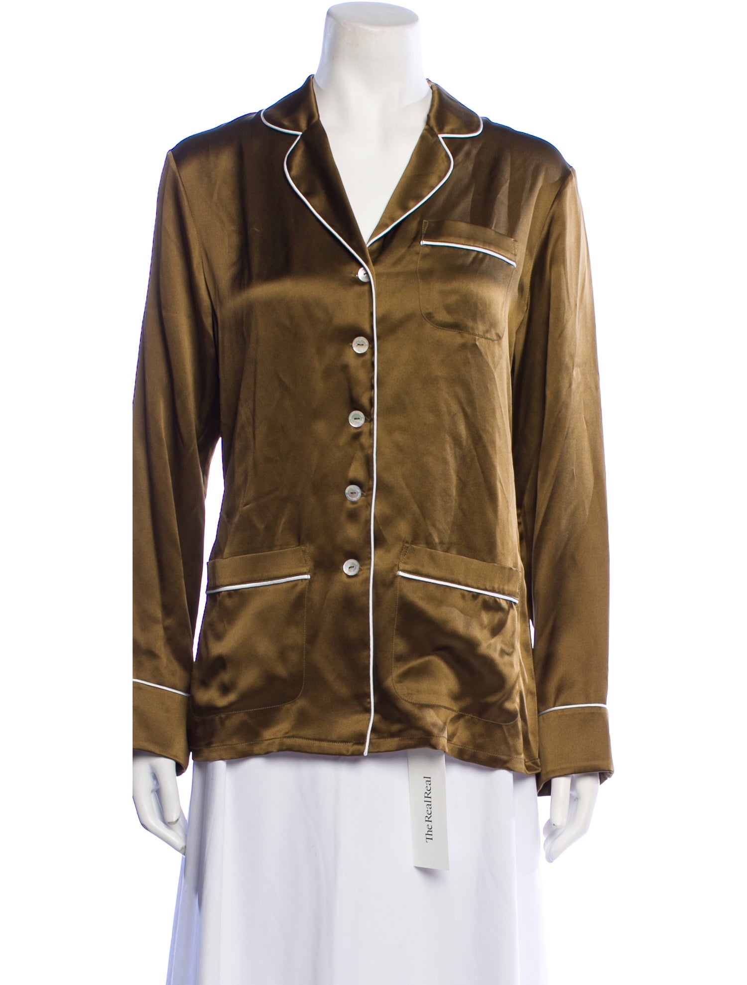 Olivia von Halle Silk Pajamas