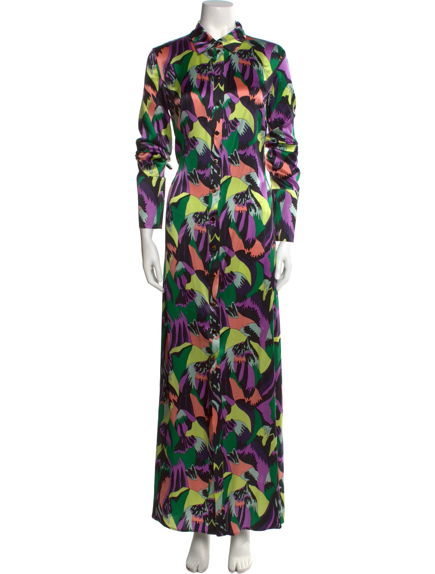 Olivia von Halle Silk Long Dress w/ Tags