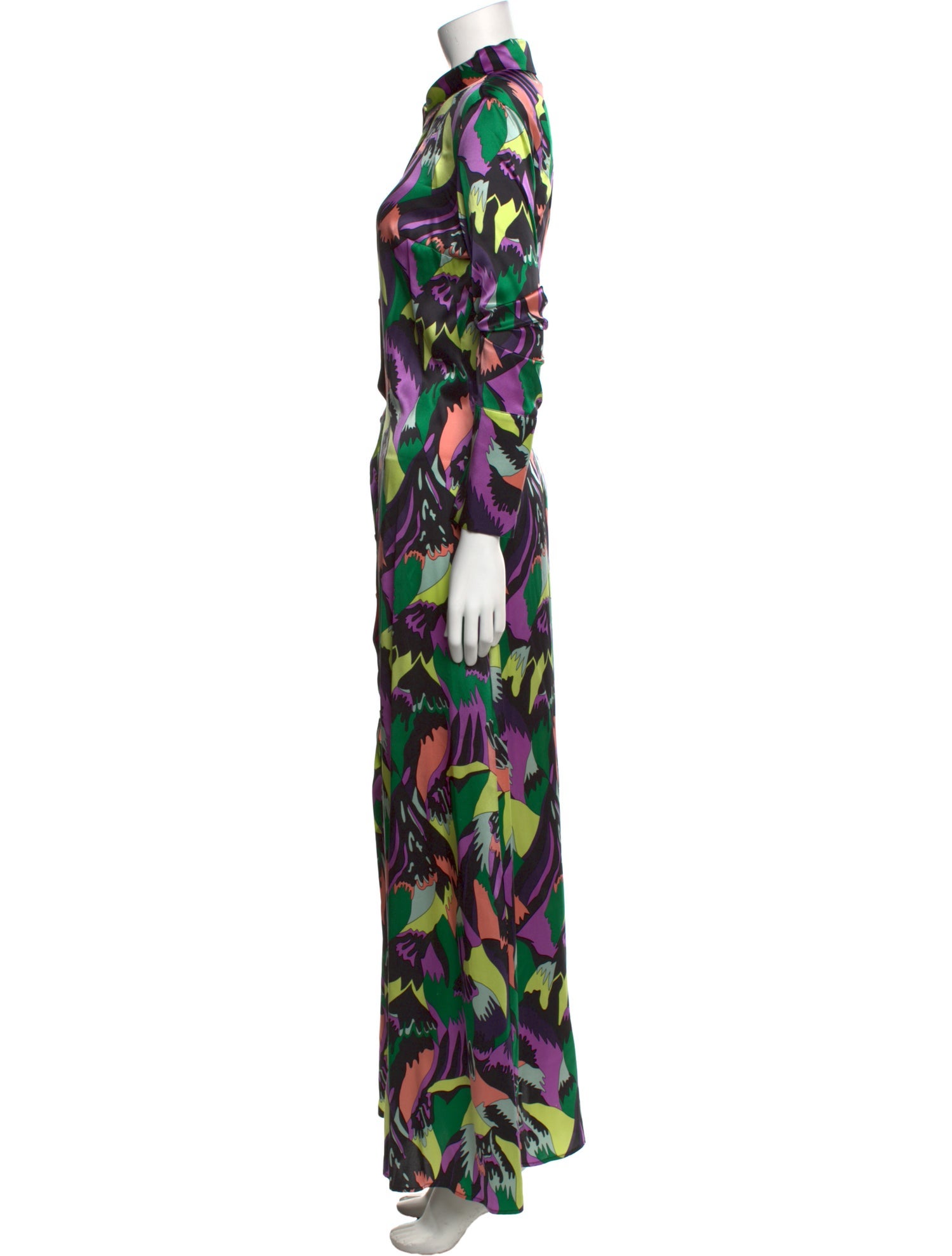 Olivia von Halle Silk Long Dress w/ Tags