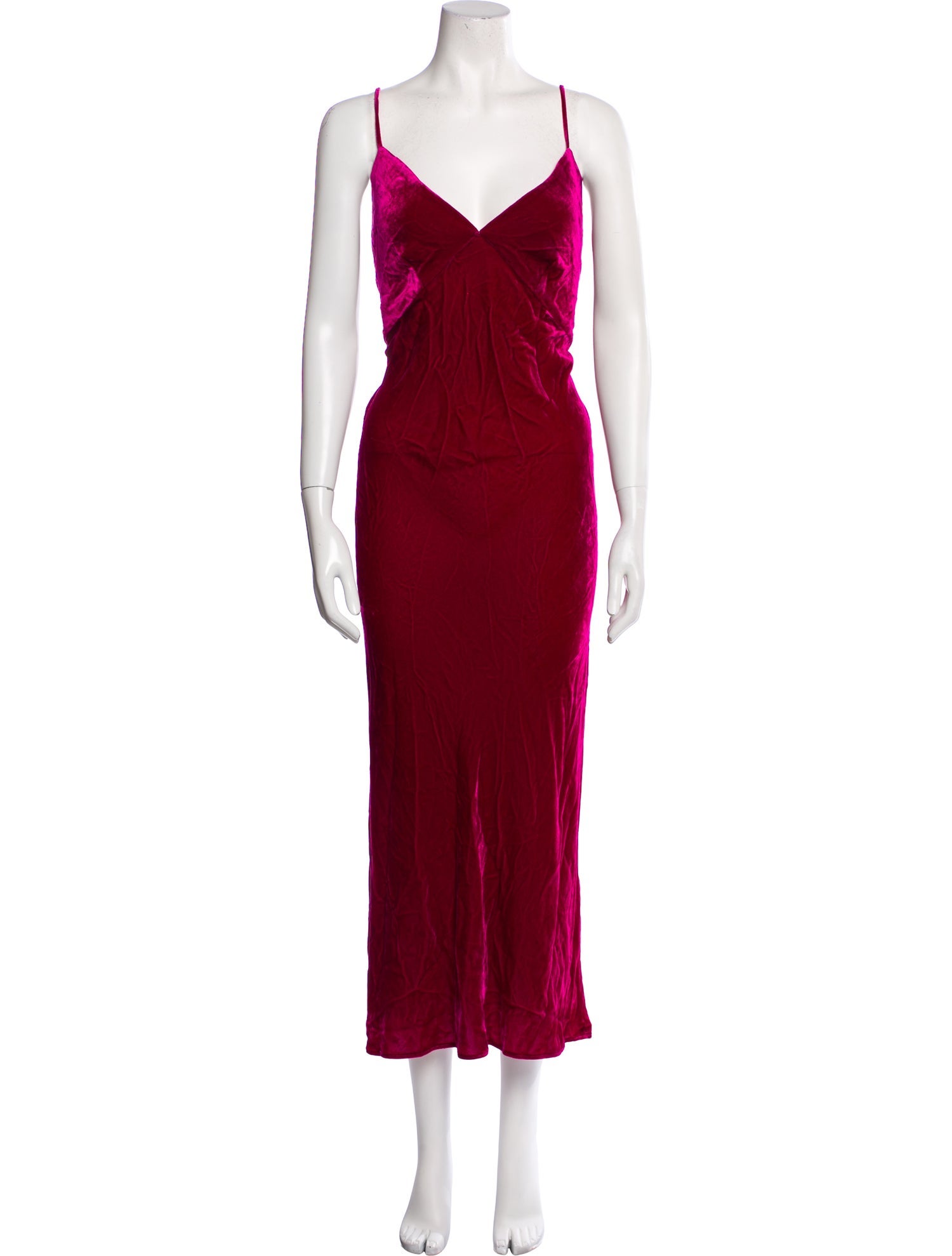 Olivia von Halle V-Neck Long Dress