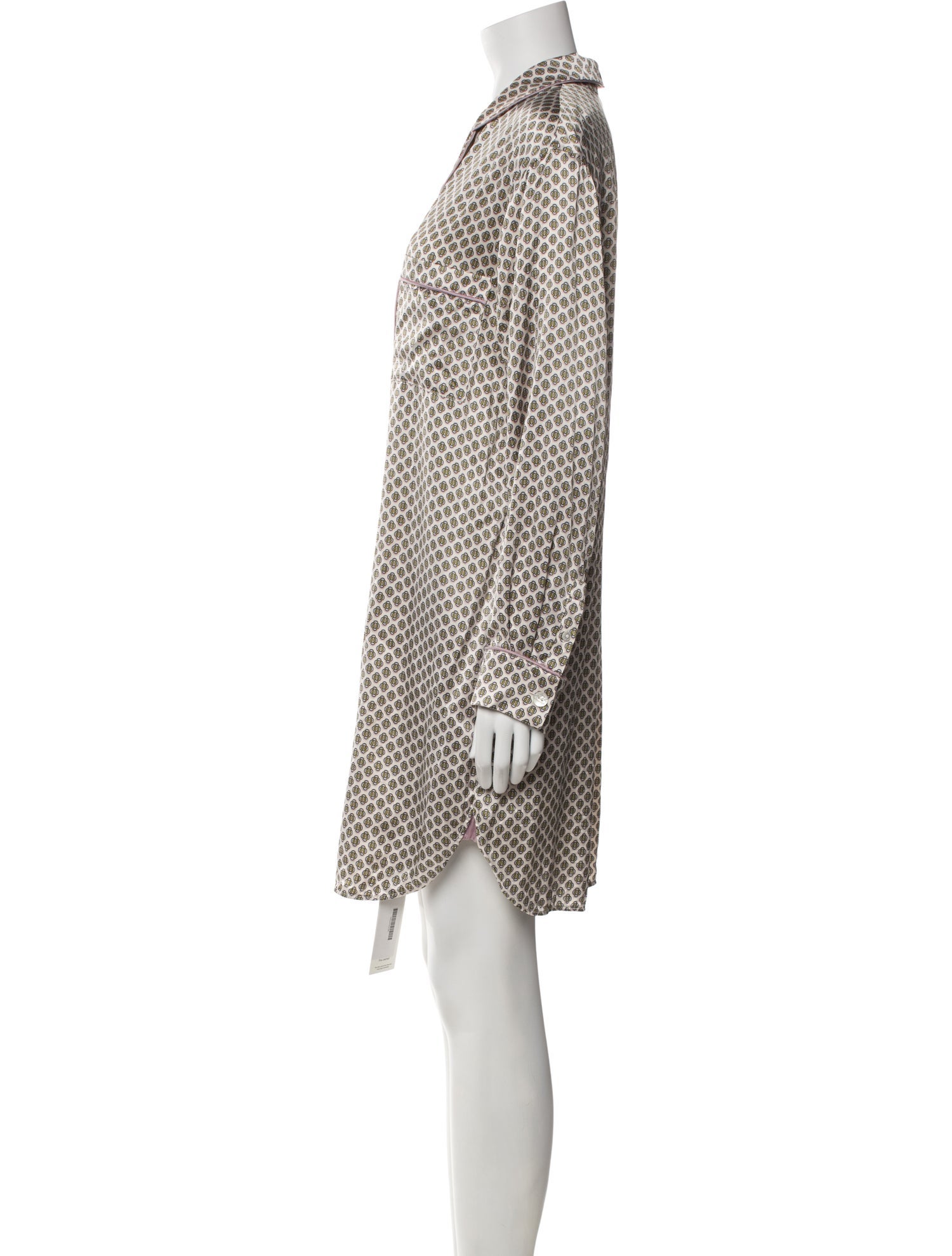 Olivia von Halle Silk Printed Pajamas