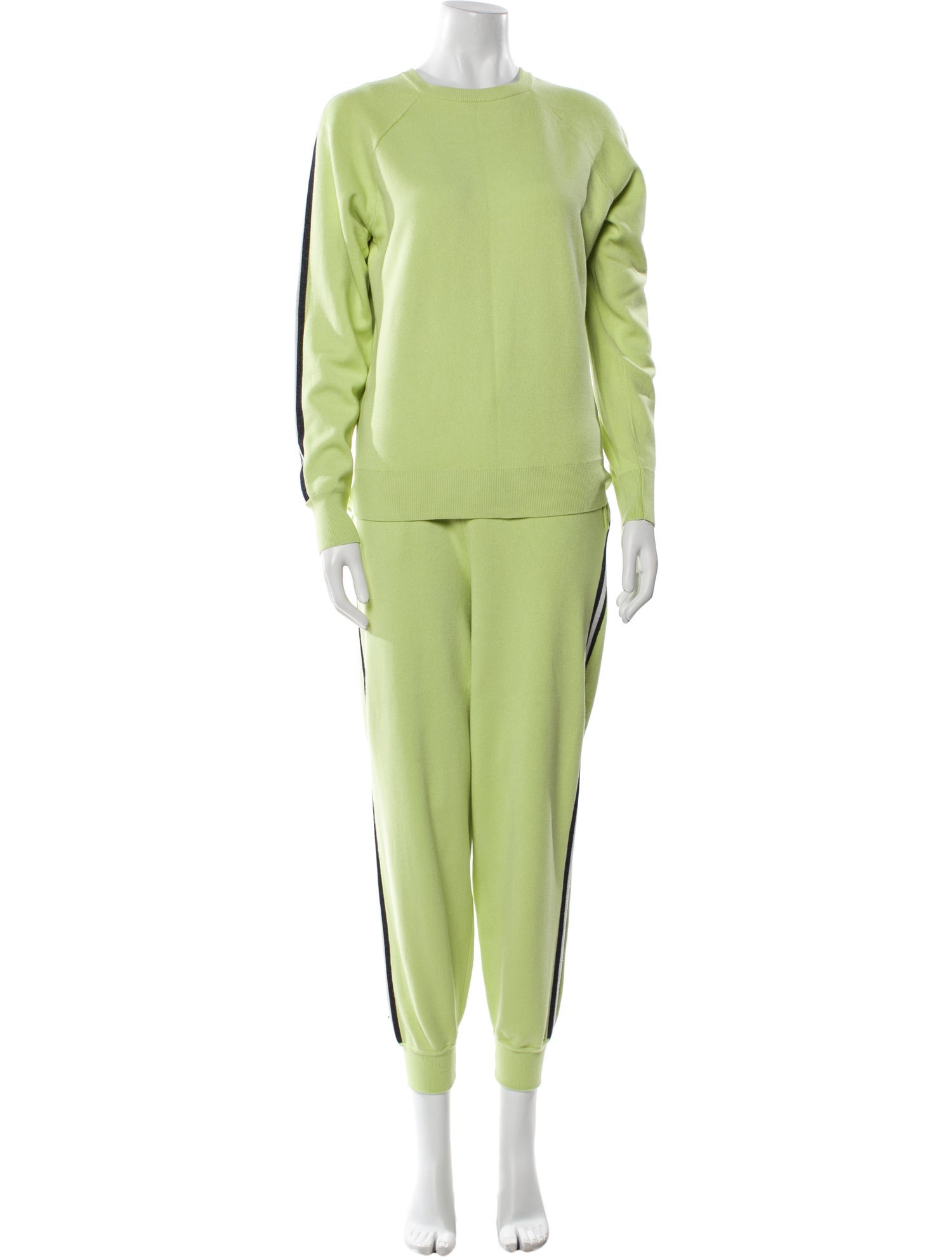 Olivia von Halle Silk Striped Pant Set