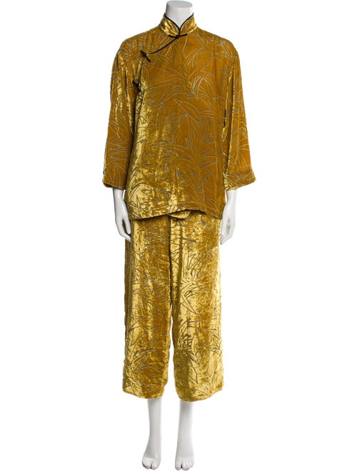 Olivia von Halle Printed Pant Set