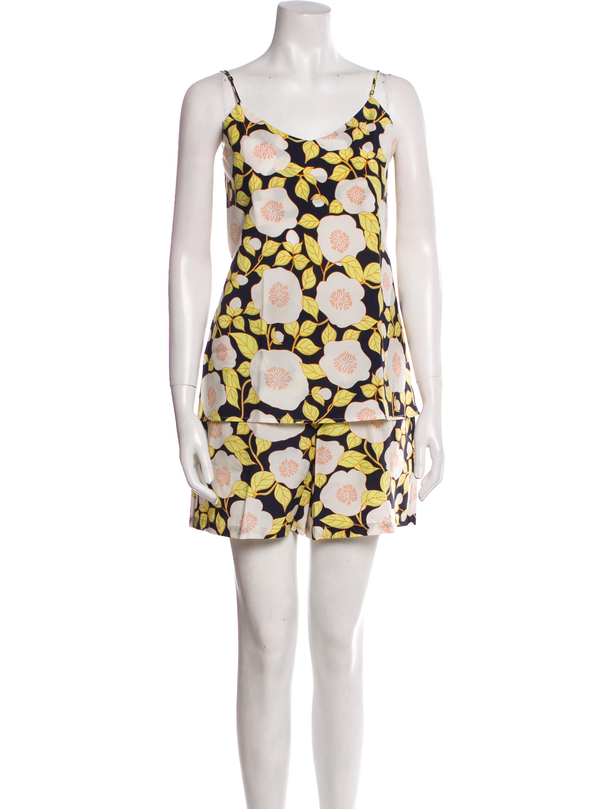 Olivia von Halle Floral Print Short Set w/ Tags