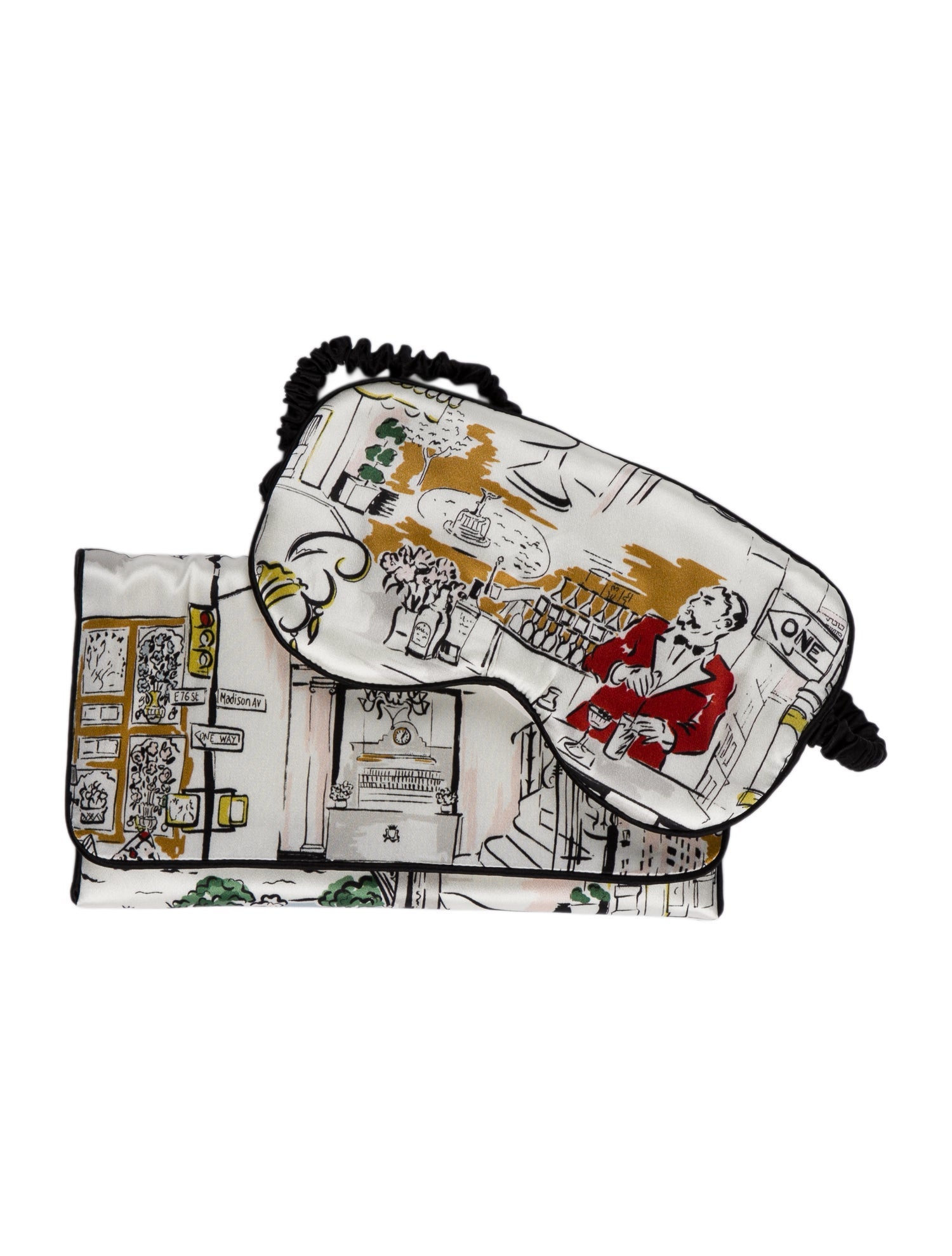 Olivia von Halle Printed Eye Mask w/ Tags