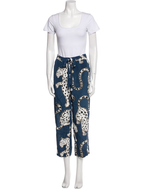 Olivia von Halle Silk Printed Set