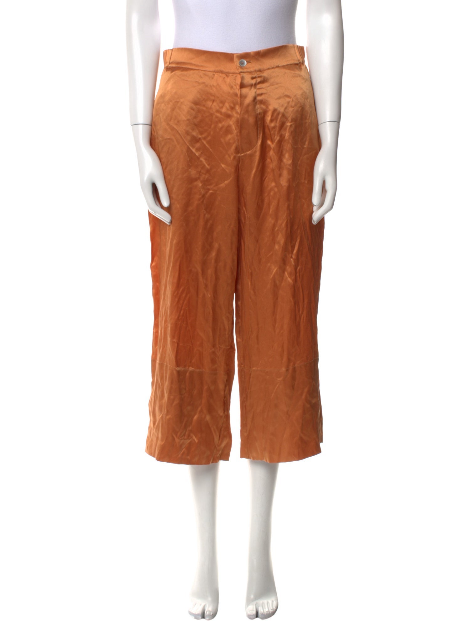 Olivia von Halle Silk Wide Leg Pants