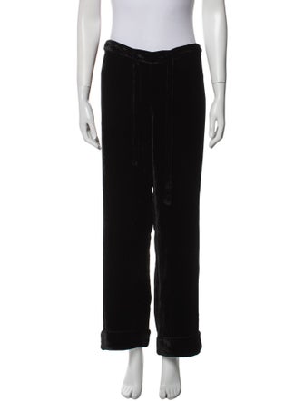 Olivia von Halle Wide Leg Pants