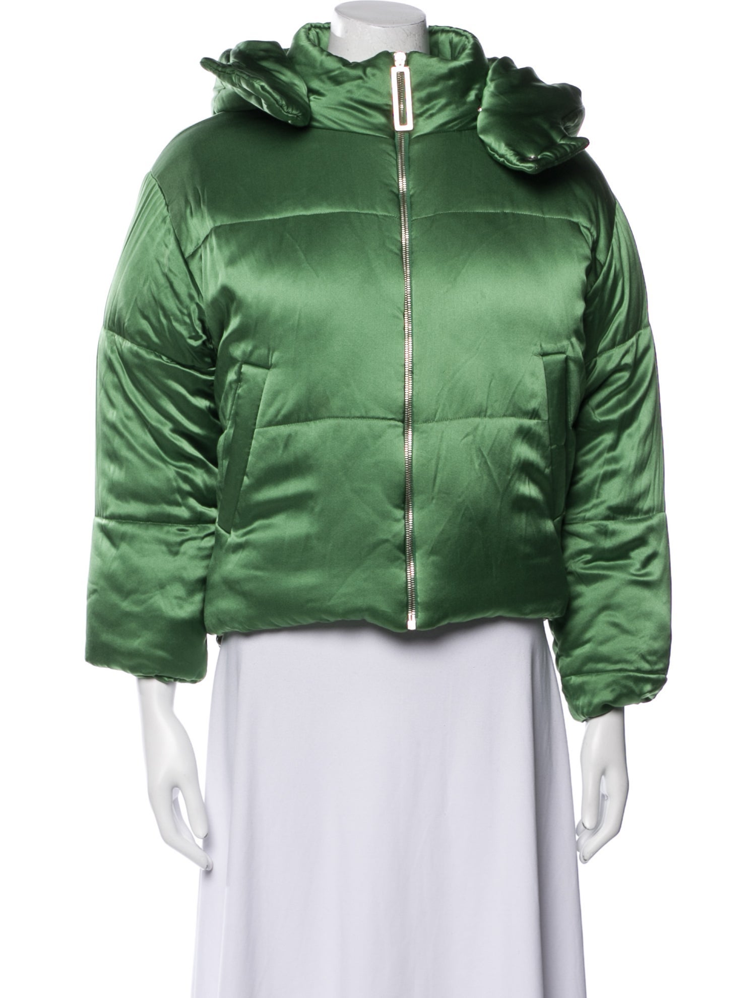 Olivia von Halle Silk Down Jacket