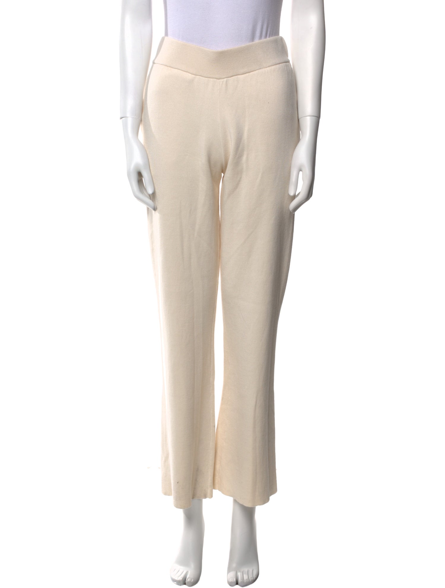 Olivia von Halle Silk Wide Leg Pants