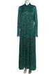 Olivia von Halle Silk Long Dress