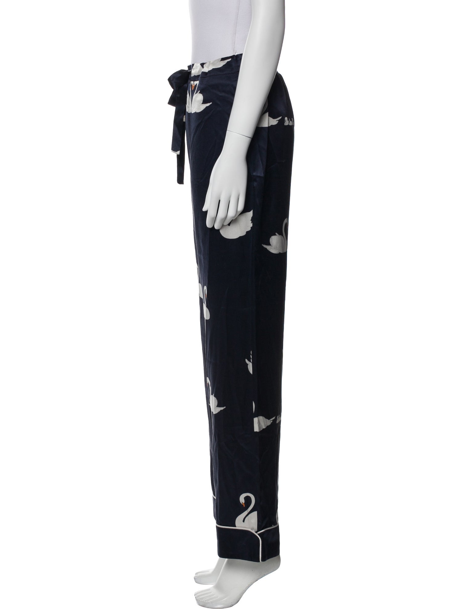 Olivia von Halle Silk Printed Pajamas