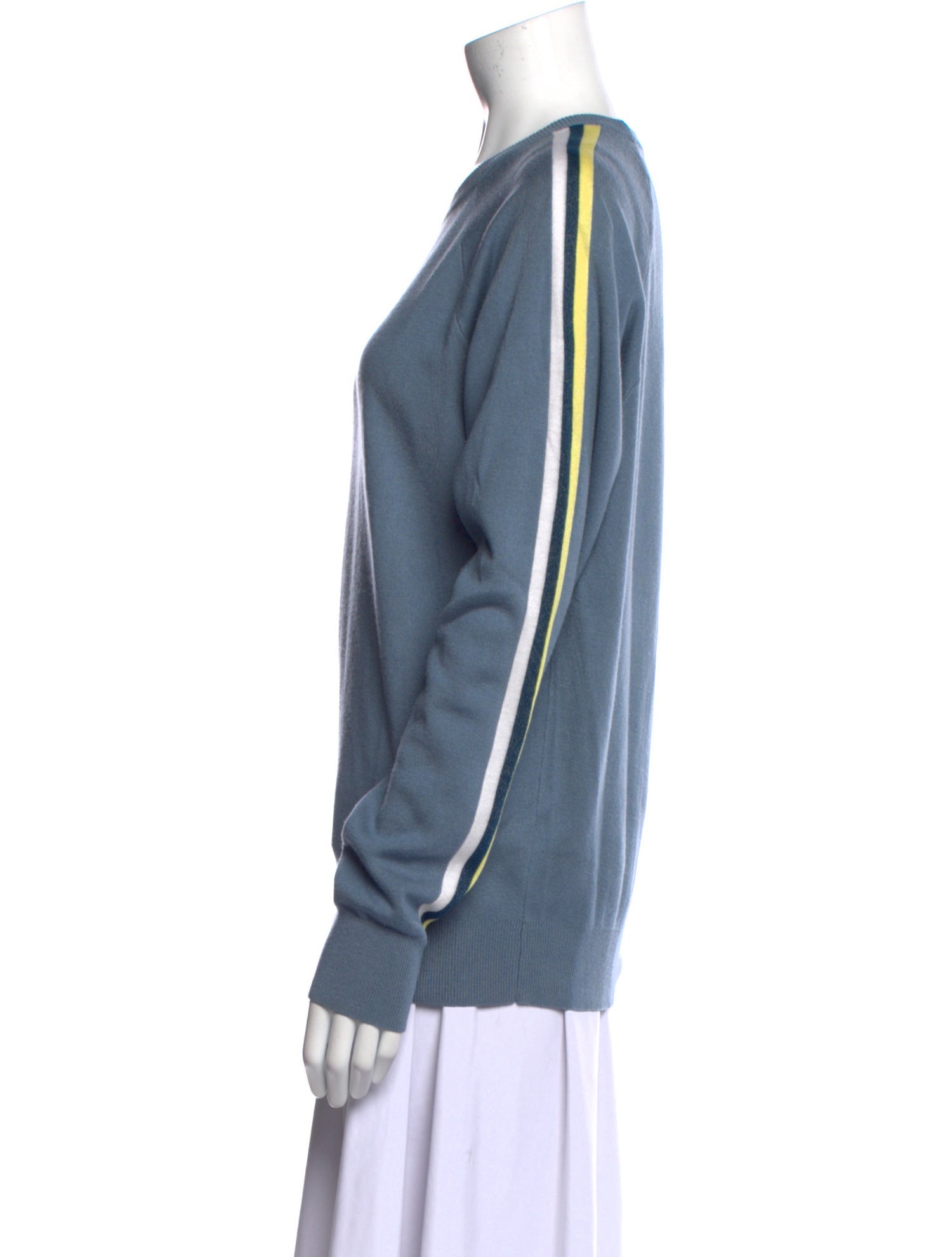 Olivia von Halle Silk Scoop Neck Sweater