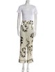 Olivia von Halle Silk Printed Pantsuit