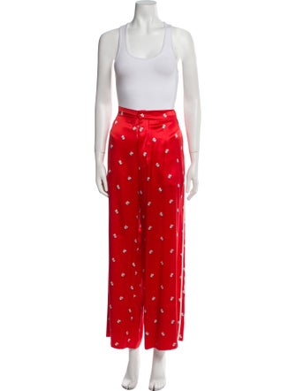 Olivia von Halle Silk Printed Pant Set