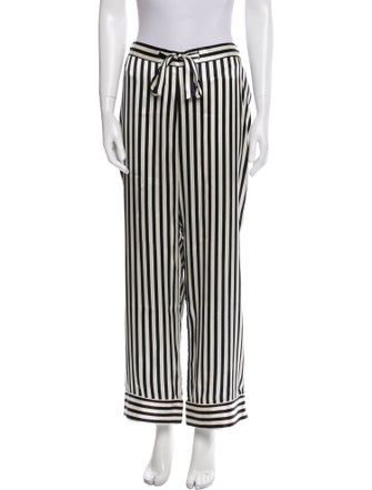 Olivia von Halle Silk Striped Pajamas