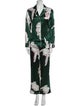 Olivia von Halle Silk Printed Pant Set