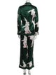 Olivia von Halle Silk Printed Pant Set