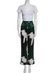 Olivia von Halle Silk Printed Pant Set