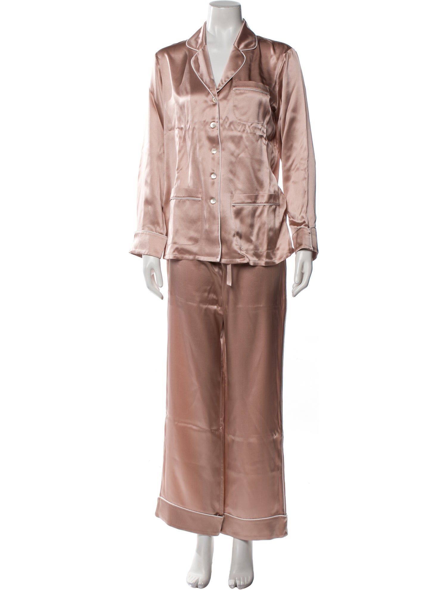 Olivia von Halle Silk Lounge Set w/ Tags