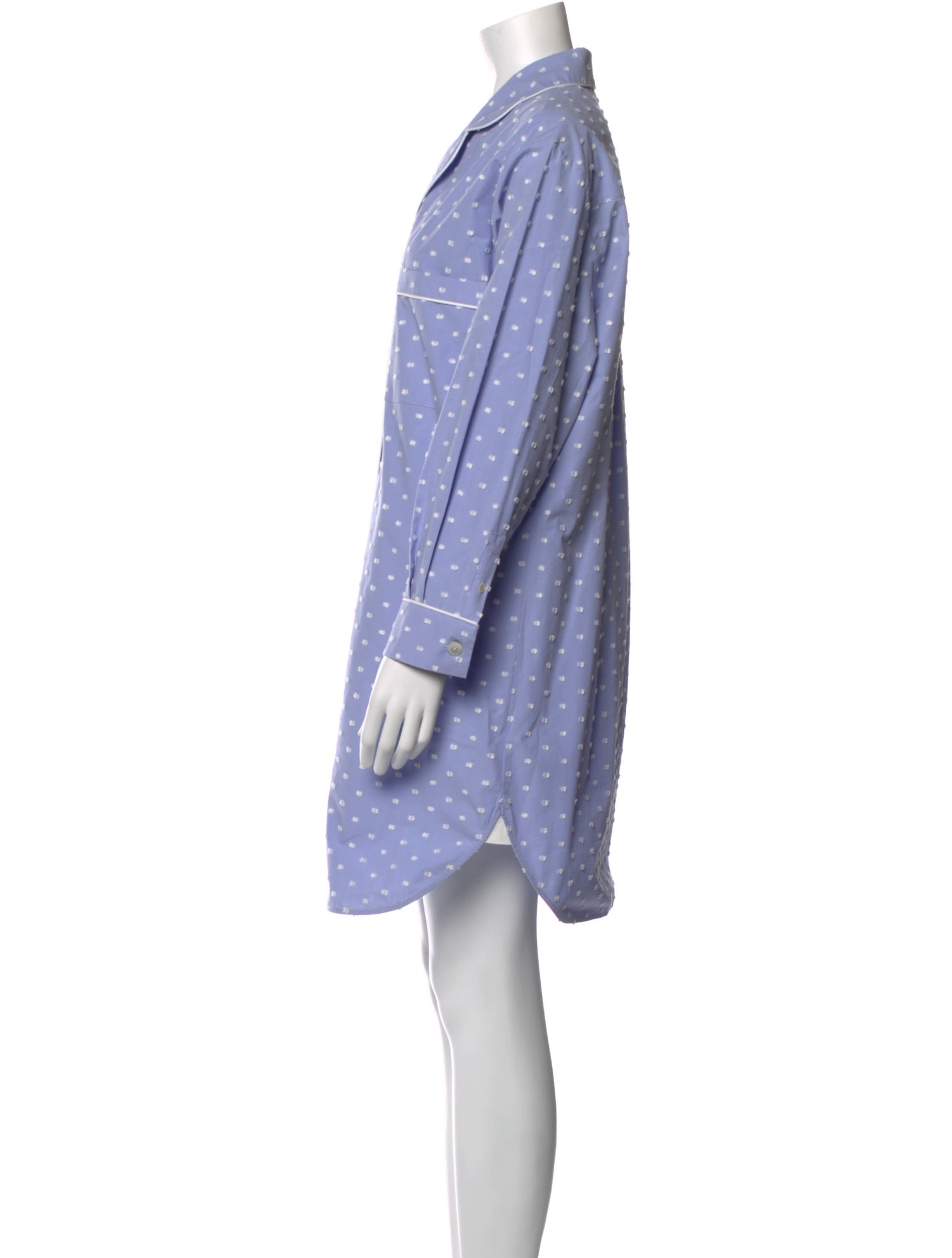 Olivia von Halle Polka Dot Print Mini Dress w/ Tags