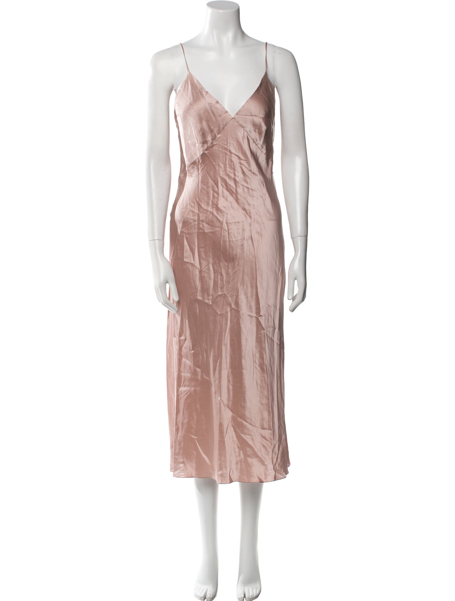 Olivia von Halle Silk Midi Length Dress