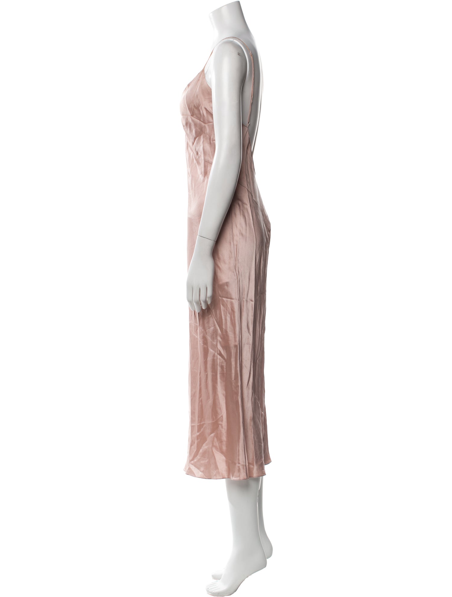 Olivia von Halle Silk Midi Length Dress