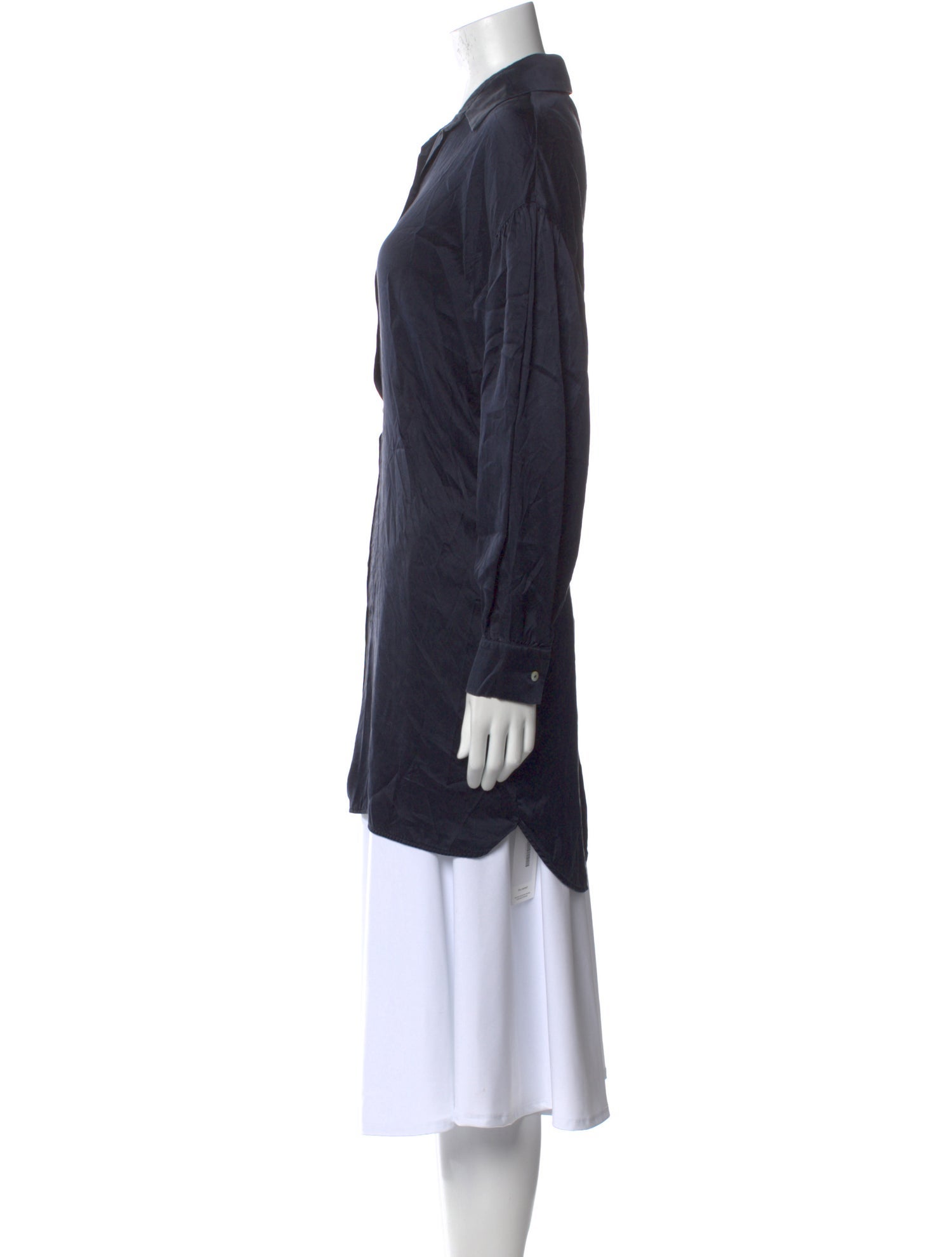 Olivia von Halle Silk Long Sleeve Tunic