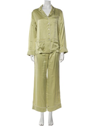 Olivia von Halle Silk Pajamas