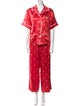 Olivia von Halle Silk Printed Pajamas