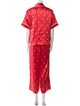 Olivia von Halle Silk Printed Pajamas