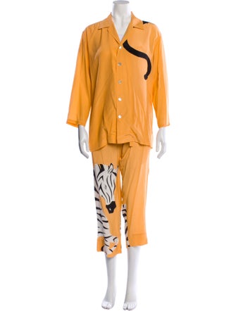 Olivia von Halle Silk Pajamas