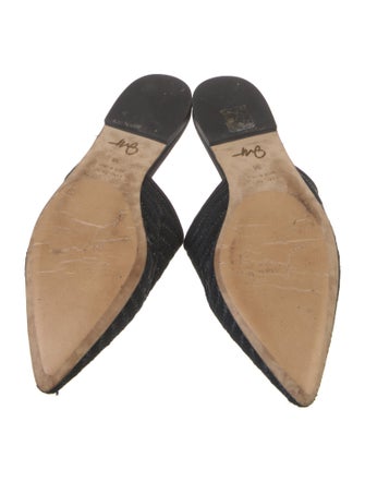 Olivia von Halle Printed Mules