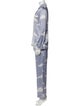 Olivia von Halle Silk Printed Pajamas