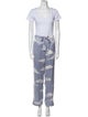 Olivia von Halle Silk Printed Pajamas