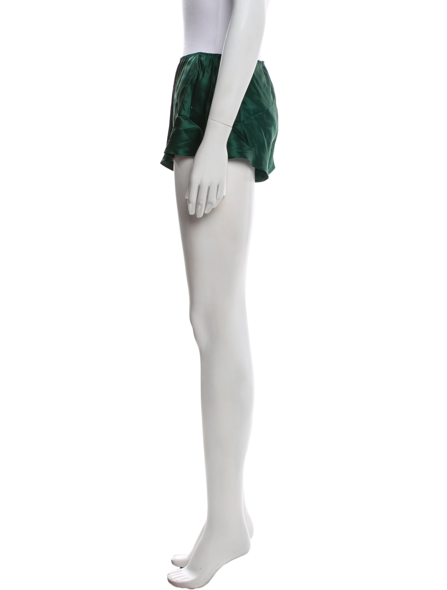 Olivia von Halle Silk Mini Shorts