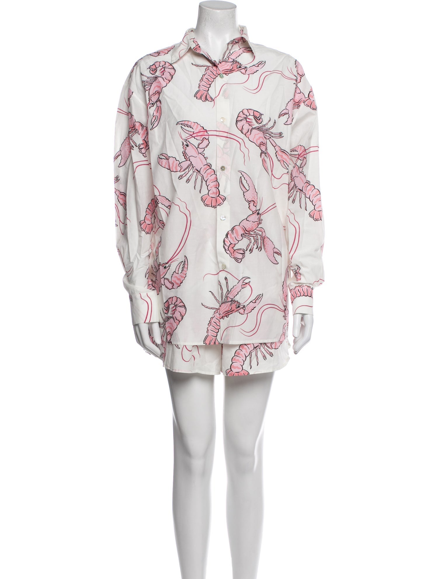 Olivia von Halle Printed Short Set