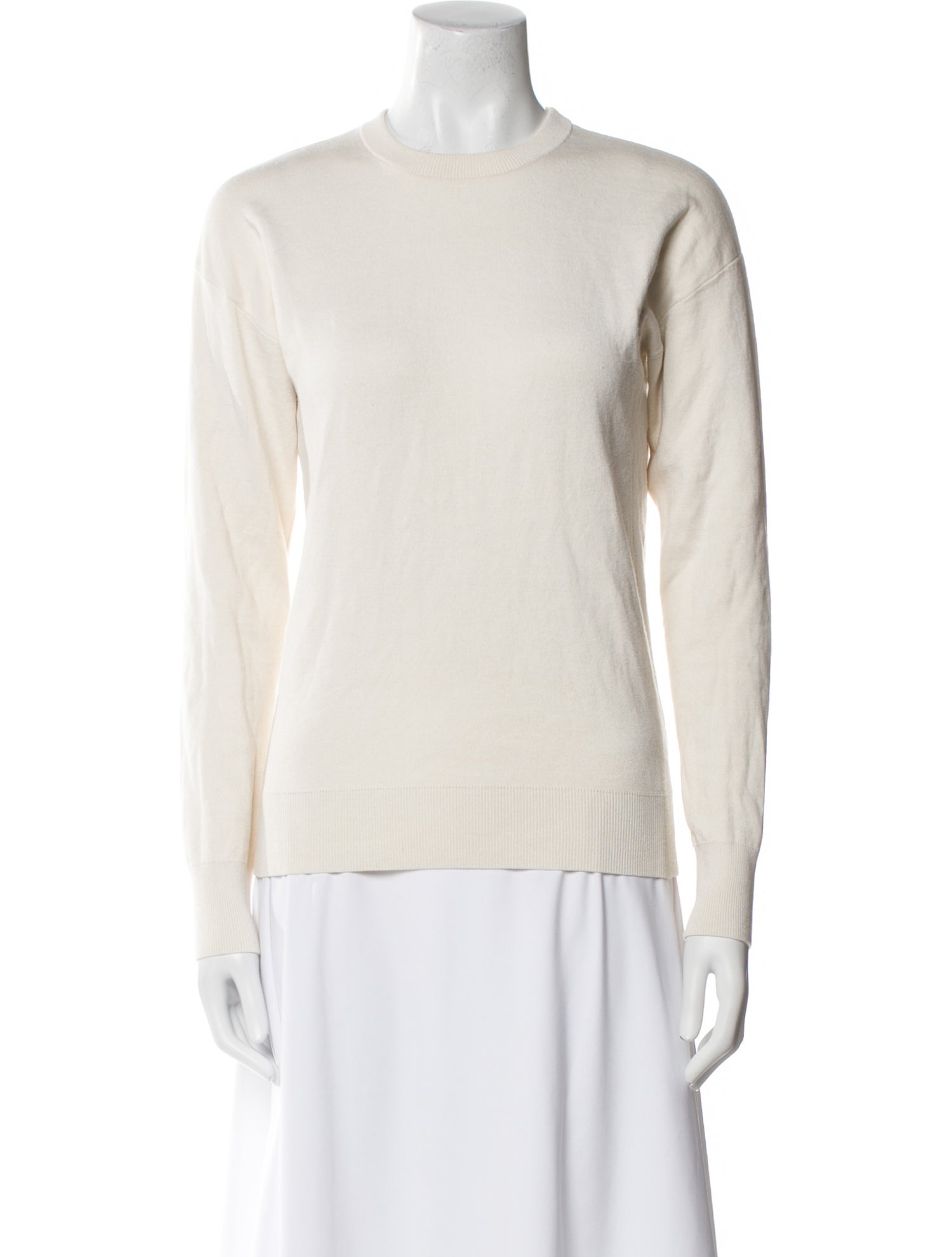 Olivia von Halle Silk Crew Neck Sweater